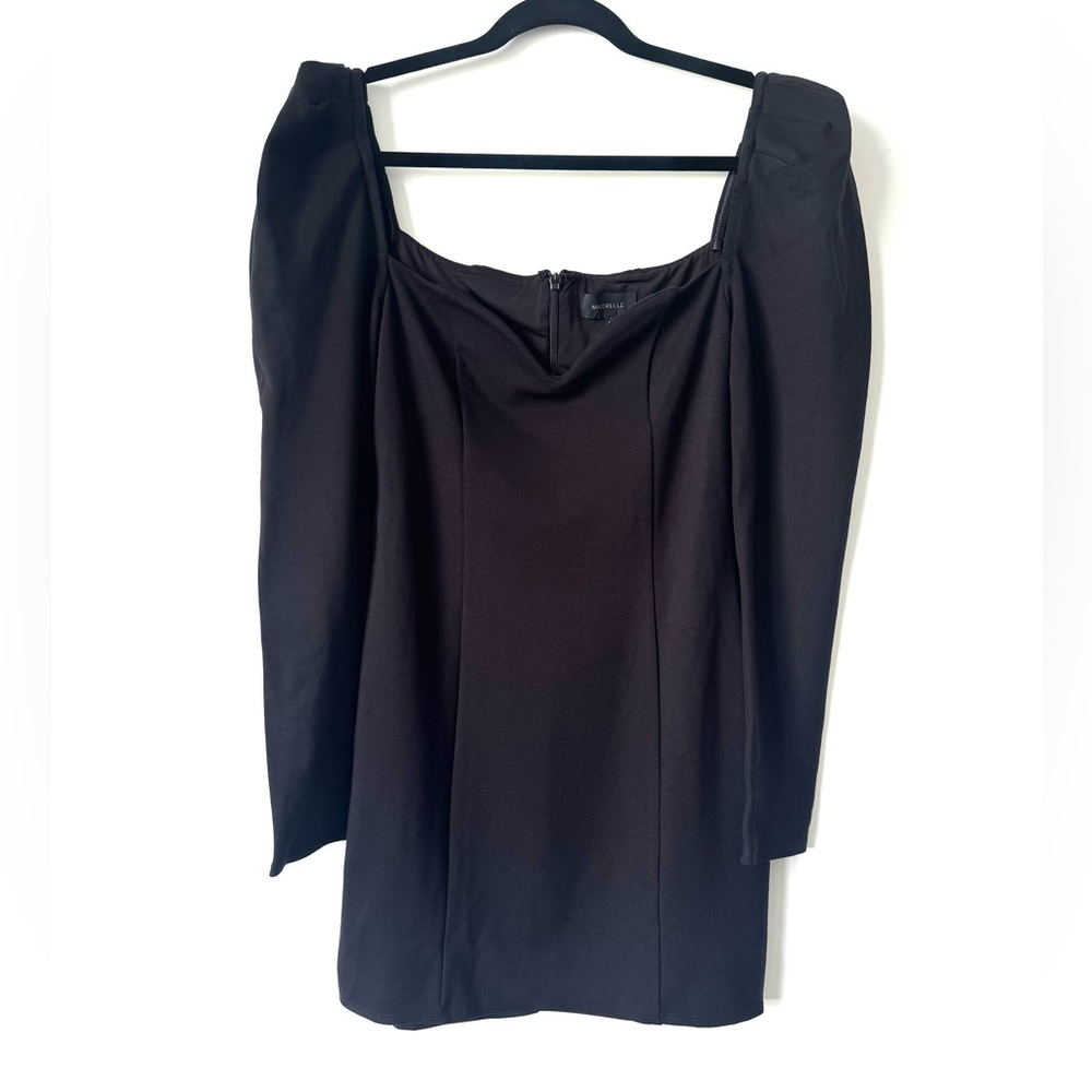 Revolve Majorelle Fleur Long Sleeve Mini Dress in Black - Size S - Picture 3 of 14